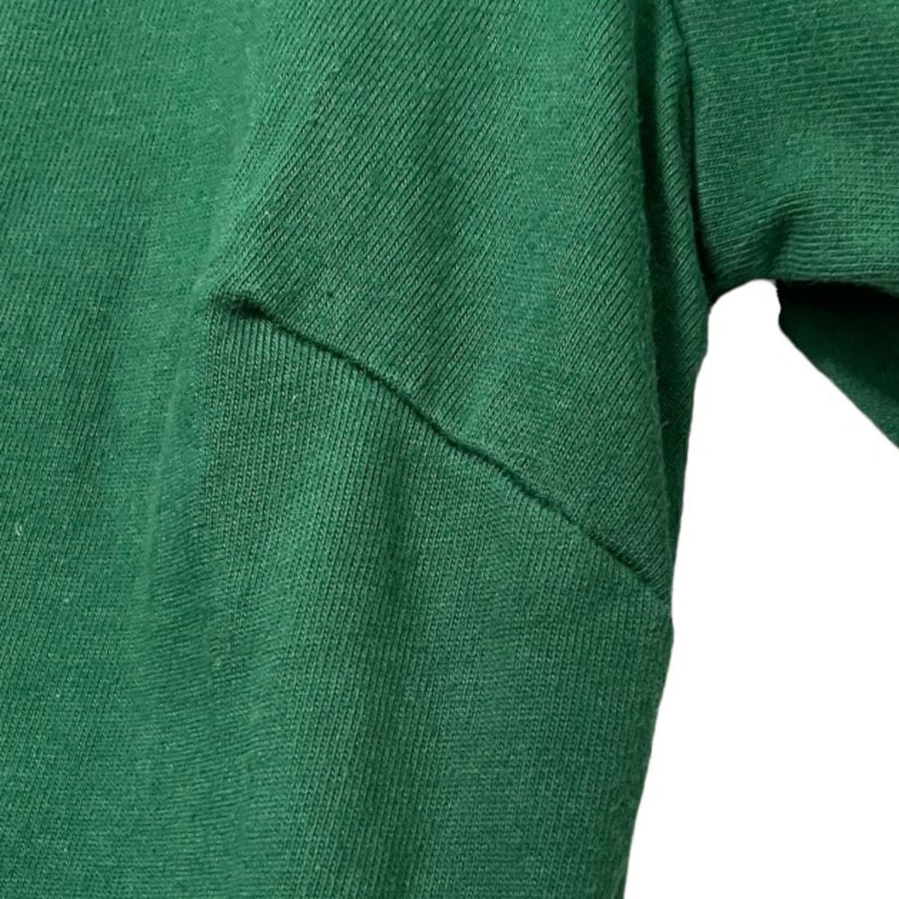 Velvet for Anthropologie Green Front-Seamed Statement Puff Sleeve Dress Size XS - Picture 7 of 10